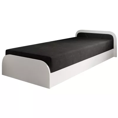 Kinderbett 80x190 SNUGORIA 1 - schwarz 2 / rechte Version