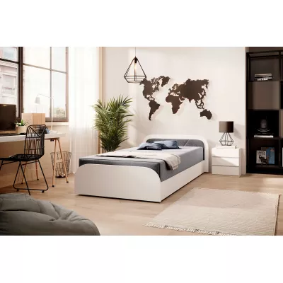 Kinderbett 80x190 SNUGORIA 1 - grau / echtes Design