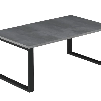 Couchtisch BRIAR – Beton / Schwarz