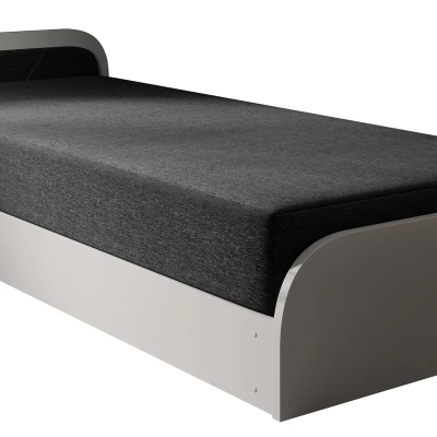 Kinderbett 80x190 SNUGORIA 2 - schwarz 2 / linke Version
