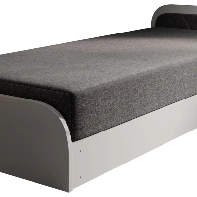 Kinderbett 80x190 SNUGORIA 2 - dunkelgrau / echtes Design