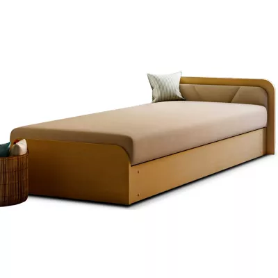 Kinderbett 80x190 SNUGORIA - beige / echtes Design