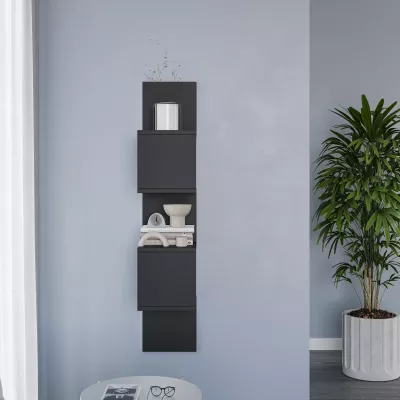 Designer-Hängeregal GALATEA – Schwarz