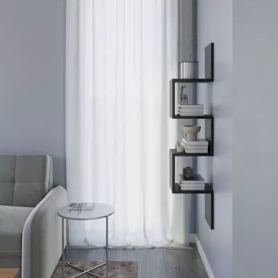 Designer-Hängeregal GALATEA – Schwarz