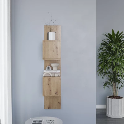 Designer-Hängeregal GALATEA – Eichenholz
