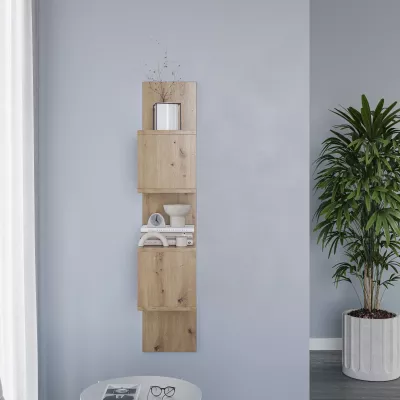 Designer-Hängeregal GALATEA – Eichenholz