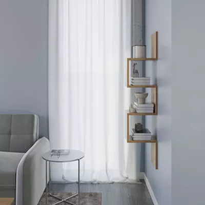 Designer-Hängeregal GALATEA – Eichenholz
