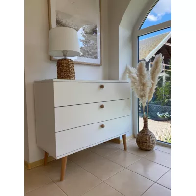 NILSA Kommode – beige/braun