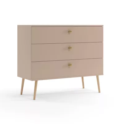 NILSA Kommode – beige/braun