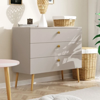 NILSA Kommode – Kaschmir/Braun