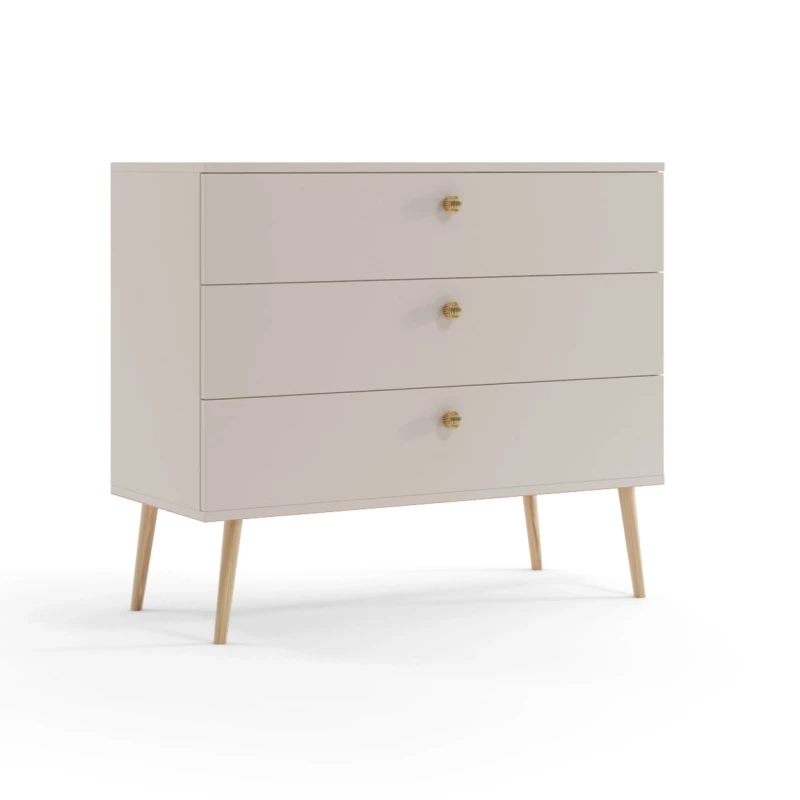NILSA Kommode – Kaschmir/Braun