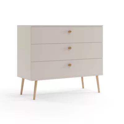 NILSA Kommode – Kaschmir/Braun