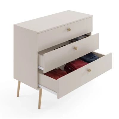 NILSA Kommode – Kaschmir/Braun