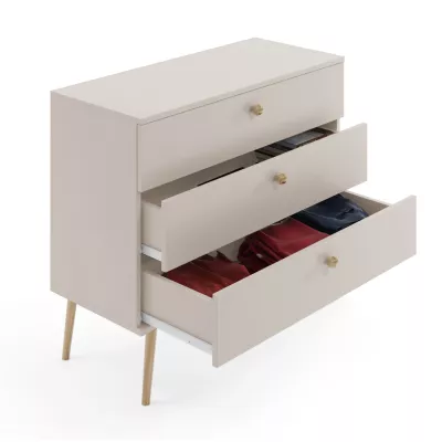 NILSA Kommode – Kaschmir/Braun
