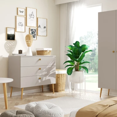 NILSA Kommode – Kaschmir/Braun
