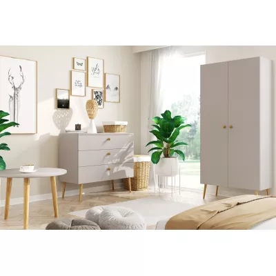 NILSA Kommode – Kaschmir/Braun