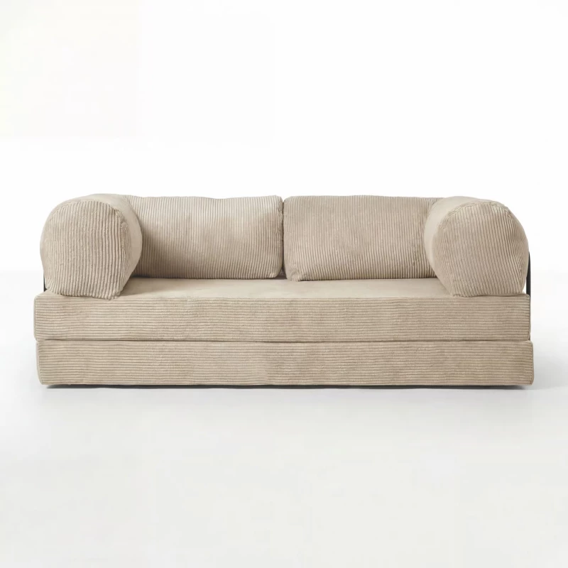 Dreisitzer-Sofa GITTA – cremeweiß