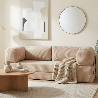 Dreisitzer-Sofa GITTA - hellblau