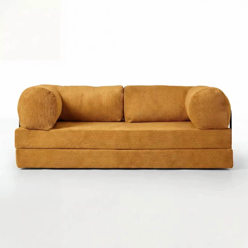 Dreisitzer-Sofa GITTA - Senfgelb