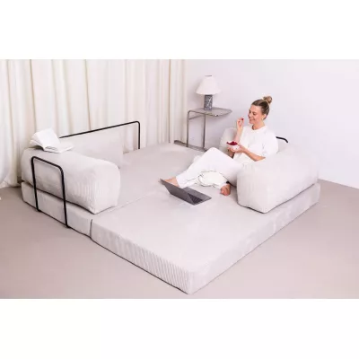 Dreisitzer-Sofa GITTA - blau