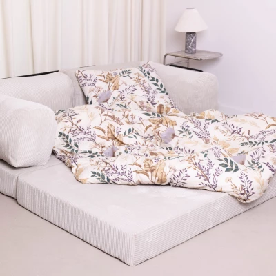 Dreisitzer-Sofa GITTA - blau