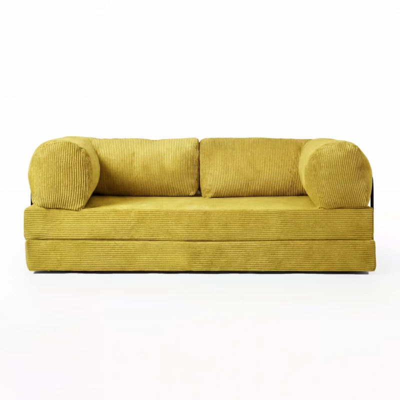 Dreisitzer-Sofa GITTA - gelb