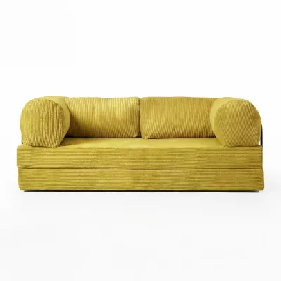 Dreisitzer-Sofa GITTA - gelb