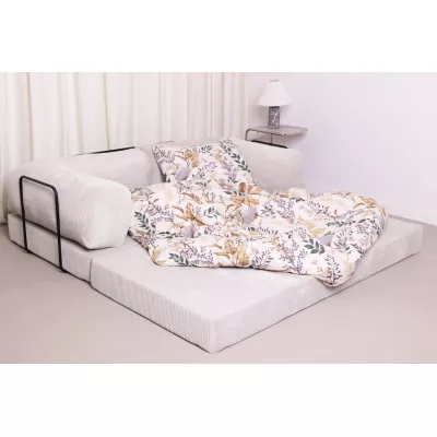 Dreisitzer-Sofa GITTA - gelb