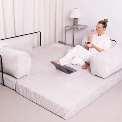 Dreisitzer-Sofa GITTA – Schokolade
