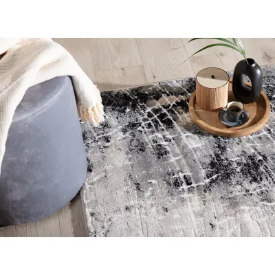 Rechteckiger Teppich 160x220 cm LEONTIUS - grau