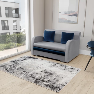Rechteckiger Teppich 160x220 cm LEONTIUS - grau