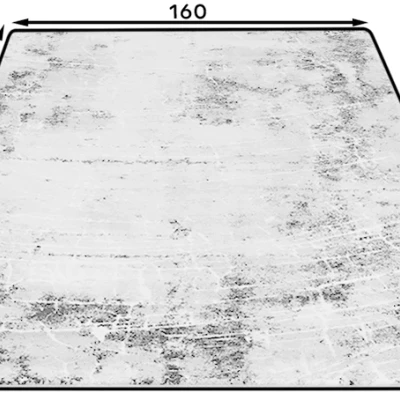 Rechteckiger Teppich 160x220 cm LEONTIUS - grau