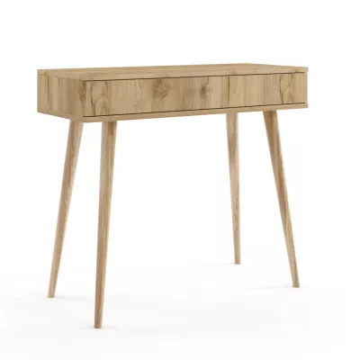 Schminktisch mit Schublade NILSA - Eiche Gold/Braun