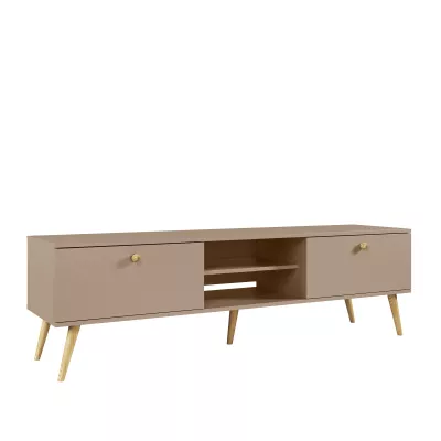 NILSA TV-Ständer – beige/braun