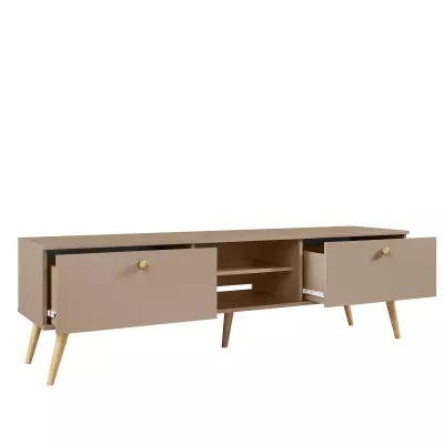NILSA TV-Ständer – beige/braun