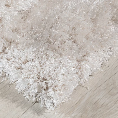 Hochflorteppich 80x150 cm THERON - beige