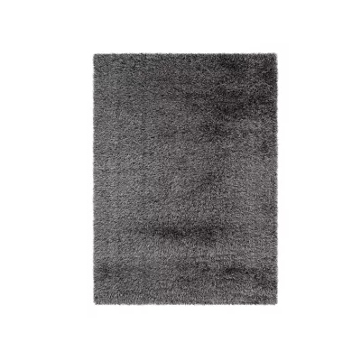 Hochflorteppich 80x150 cm THERON - schwarz