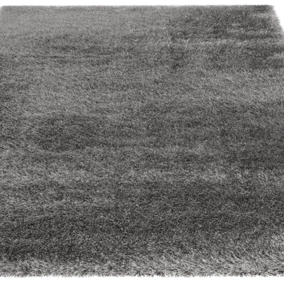 Hochflorteppich 80x150 cm THERON - grau