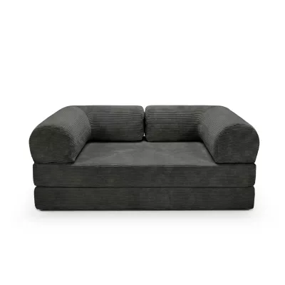 AUROLIA Dreisitzer-Schlafsofa – Anthrazit