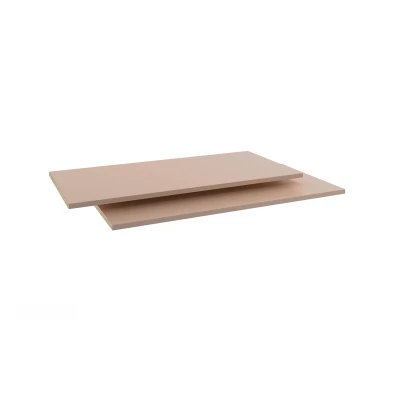 2er-Set Kleiderschrankregale 100 cm NILSA - beige