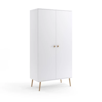 2er-Set Kleiderschrankregale 100 cm NILSA - weiß