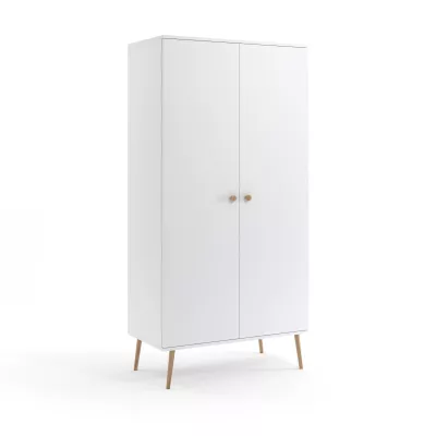 2er-Set Kleiderschrankregale 100 cm NILSA - weiß
