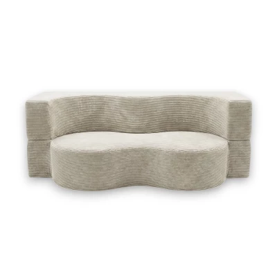 SAMIRA Designersofa – Cremeweiß