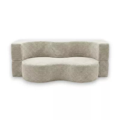 SAMIRA Designersofa – Cremeweiß