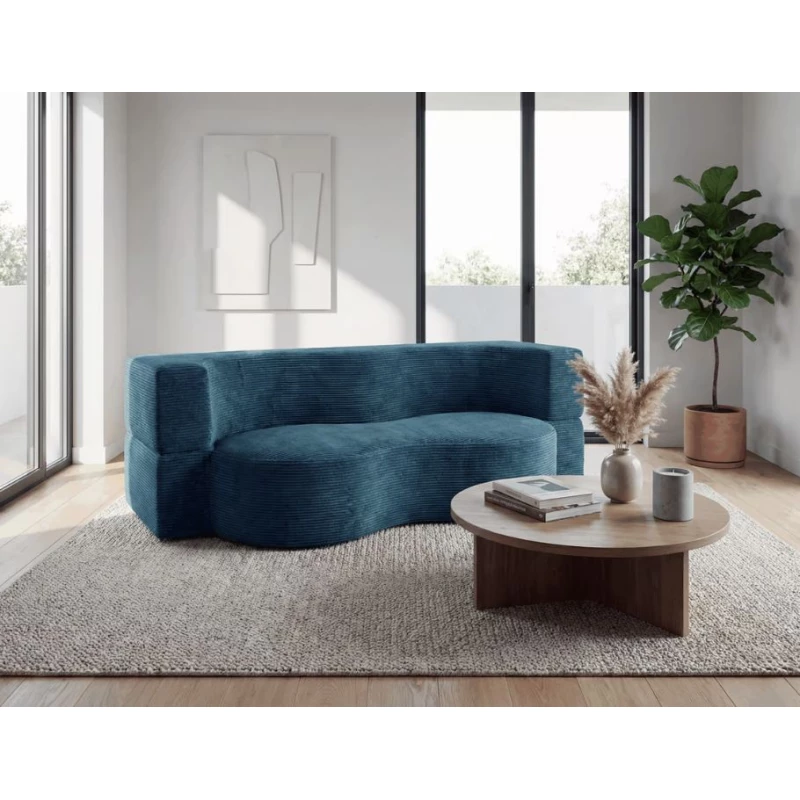 SAMIRA Designersofa - blau