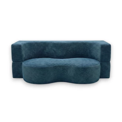 SAMIRA Designersofa - blau