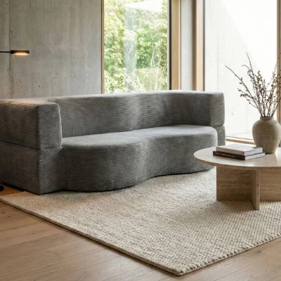 SAMIRA Designersofa – grau