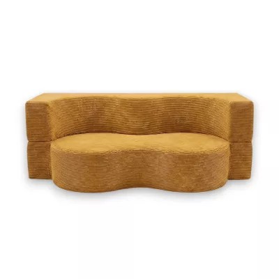 SAMIRA Designersofa – Senfgelb