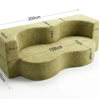 SAMIRA Designersofa – Anthrazit