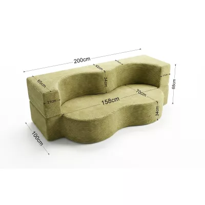 SAMIRA Designersofa – Anthrazit